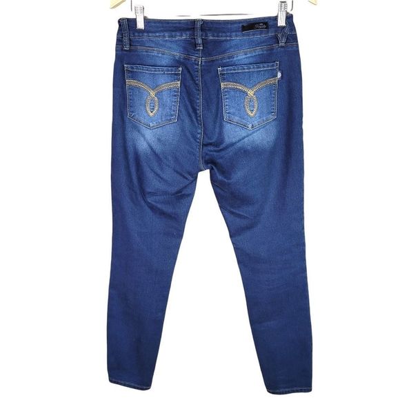Royalty For Me Slim Fit Skinny Dark Wash Jeans - Picture 2 of 7